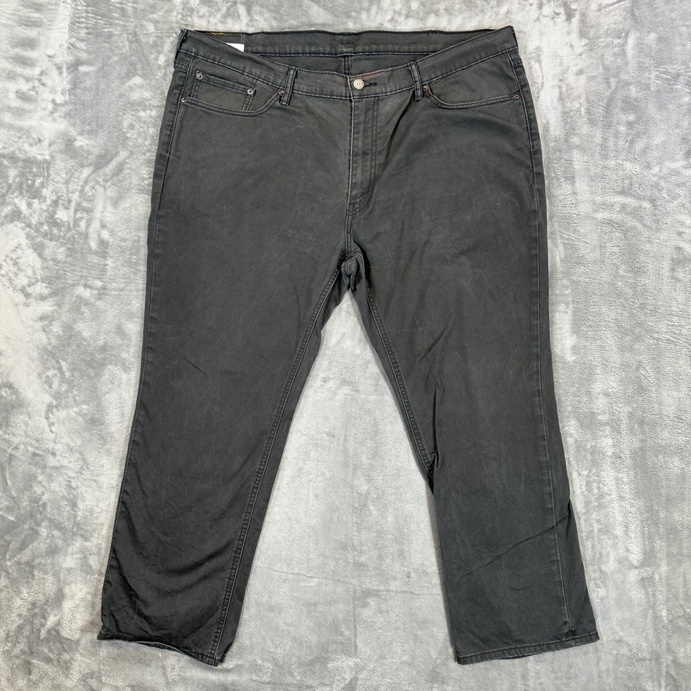 Levi's 541 Athletic‎ Taper Jeans Men's Size 44x30 Charcoal Gray Stretch Denim